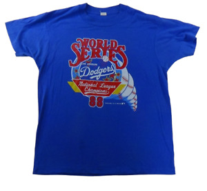 Vintage 80s Los Angeles Dodgers 1988 World Series Sweatshirt Single Stitch Sz. L