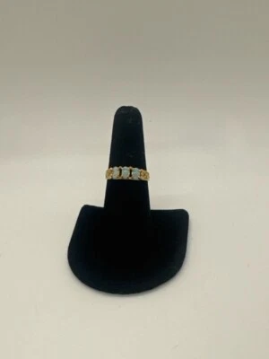 ANILLO ÓPALO ORO AMARILLO 14K 2.63G TALLA 7 (TDW037757) Foto 1 de 4