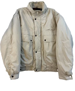 North Bay Jacket Mens 3XL Barn Coat Chore Field Outdoor Plaid Lined Khaki Hood - Picture 1 of 14