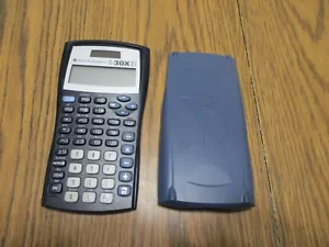 Calculadora científica Texas Instrument TI-30X II S probada y funciona - AZUL - Imagen 1 de 5