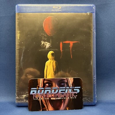 NEW It Movie 2017 Blu-ray Widescreen Factory Sealed Horror Movie Pennywise - Image 1 of 4