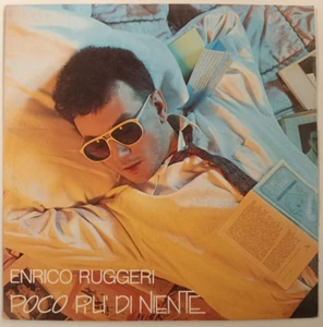 ENRICO RUGGERI - POCO PIU DI NIENTE - 1985 ITALIAN 7" SINGLE PS, ITALO DISCO - Picture 1 of 4