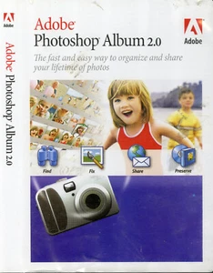 Adobe Photoshop Album 2.0 - Open Box with product key; looks to be unused? - Picture 1 of 4