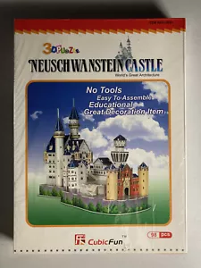 CubicFun: 3D Puzzle Neuschwanstein Castle Germany 98 Pieces: New Sealed C062h - Picture 1 of 1
