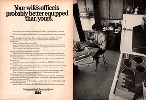 1969 IBM COMPUTER MAG CARD SELECTRIC 2-PAGE VINTAGE PRINT AD - Picture 1 of 1