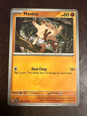 Mankey 098/191 Sv08: Surging Sparks Regular - Image 1 of 2