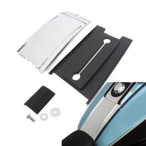 Chrome Lower Dash Tank Panel Extension Fits For Harley Softail Heritage Springer - Picture 1 of 15