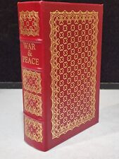 1981 Easton Press War and Peace by Leo Tolstoy -Leather Bound Collector's Ed