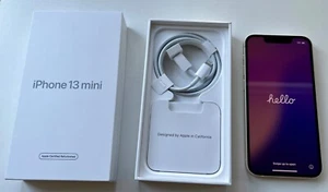 Apple iPhone 13 Mini - 256 GB - White Unlocked Original Owner - Excellent! - Picture 1 of 13