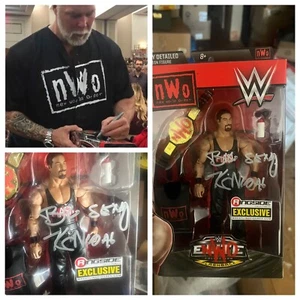 AUTOGRAPHED KEVIN NASH NWO RINGSIDE COLLECTABLES ELITE FIGURE - Picture 1 of 4