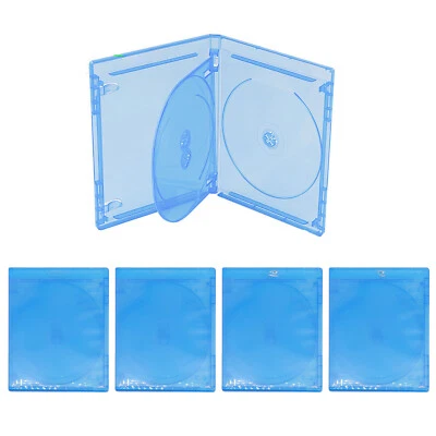 5x Estuches estándar de 3 discos para CD DVD con funda para juegos Blu-Rays películas DVD Foto 1 de 4