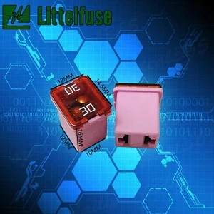 2pcs Littelfuse Fusible Fuse 30A FOR Chevrolet Ford Hyundai KIA Cruze LaCrosse - Picture 1 of 3