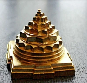 AUSPICIOUS MERU SHREE SHRI SRI YANTRA YANTRAM PANCHDHATU ENERGISED WITH MANTRA - Picture 1 of 2