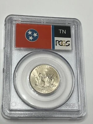 2002-D Washington Quarter 25C - Tennessee - PCGS MS66 - Image 1 of 2