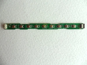 JVC LT-22C540 Control Button PCB TV2210-ZC10-02(A) & Plastic Housing - Picture 1 of 9