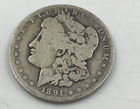 1891-O Silver Morgan Dollar Average Circulated