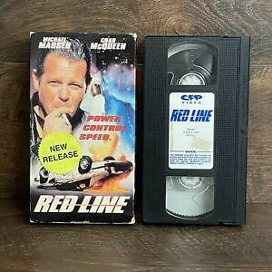 Red Line VHS RARE 1995 CFP Canadian Exclusive Release Chad McQueen Corey Feldman - Picture 1 of 7