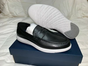 Cole Haan Grand Plus Essex Keilabsatz Penny Loafer schwarz Herren Schuhe Turnschuhe Gr. 10,5 * - Bild 1 von 7