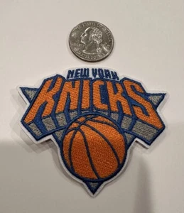 NEW YORK KNICKS VINTAGE STYLE EMBROIDERED IRON ON PATCH. 3”x 2.5” AWESOME!! - Picture 1 of 3