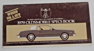 1979 Oldsmobile specs book booklet Feb 1979 - Picture 1 of 1
