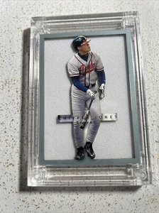 Chipper Jones Atlanta Braves Game Used Baseball Jersey 9/25 Jersey Fusion Card - Picture 1 of 4