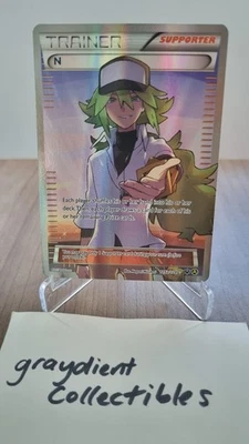 Pokémon TCG N (Supporter) Alternate Full Art Promo Card 105a/124 Holo Full Art - Image 1 of 4