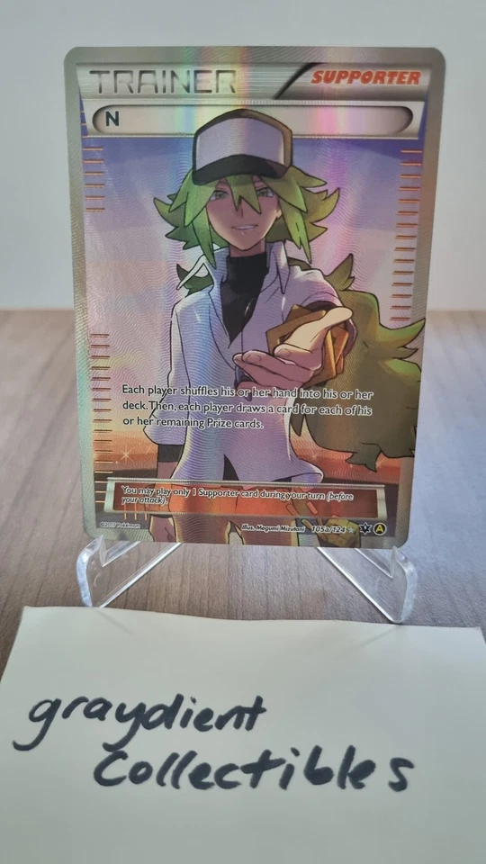 Pokémon TCG N (Supporter) Alternate Full Art Promo Card 105a/124 Holo Full Art - Image 1 of 4