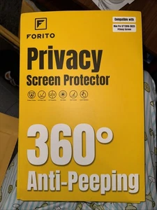 F FORITO 360° Privacy Screen Protector Compatible with MacBook Pro 13 inch 20... - Picture 1 of 2