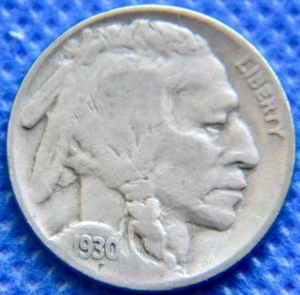 1930-S Buffalo Nickel - VF  #N606 - Bild 1 von 3