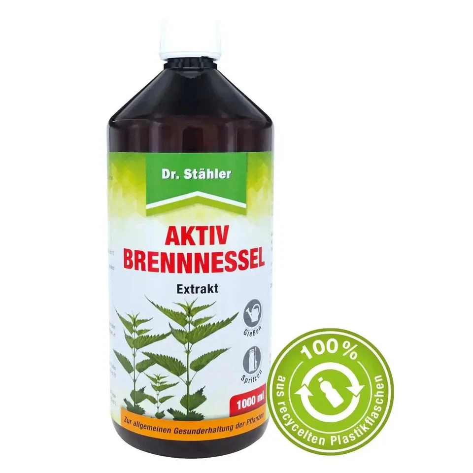 Dr. Stähler Aktiv Brennnessel Extrakt 1 L unterstützt pflanzeneigenen Abwkräfte - Bild 1 von 1