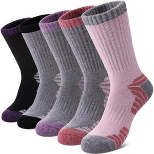 Merino Wool Socks for Women Hiking Thermal Winter Thick Warm Cozy Boot Socks - Picture 1 of 6
