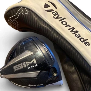 Taylormade Sim Max 10.5 degree Golf Driver Head RH w/cover - Picture 1 of 9