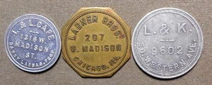 C949 3-Chicago IL: L. & L. Café, 1416 W. Madison St. + L. & K., 9602 So. Western - Picture 1 of 2