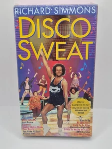 Richard Simmons, Disco Sweat (VHS, 1995) Brand New Sealed - Picture 1 of 2