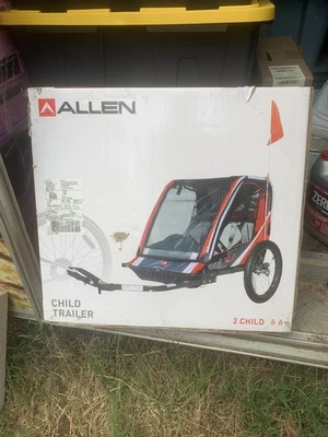 Trailer infantil Allen Sports Deluxe aço dois lugares - Imagem 1 de 2