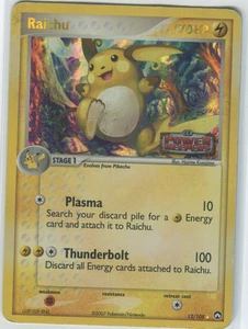 Raichu - 12/108 - Pokemon Power Keepers Holo Card Damaged - Bild 1 von 2