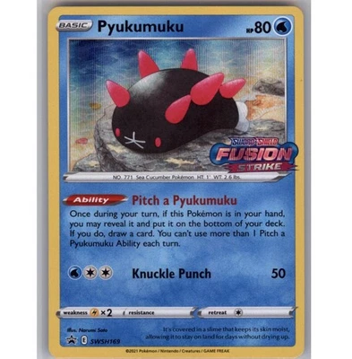 Pyukumuku - (Prerelease) Holo Promo SWSH: Sword & Shield Promo Cards SWSH169 NM - Image 1 of 2