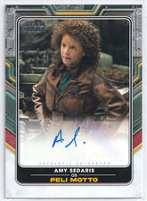 2022 Star Wars Book Of Boba Fett Amy Sedaris as Peli Motto Autograph Card