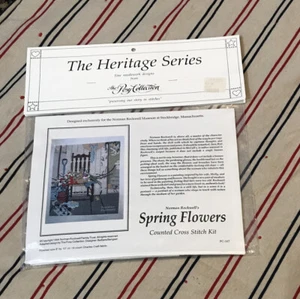 The Heritage Series The Posy Collection Spring Flowers Cross Stitch Kit - Picture 1 of 2