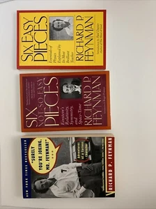 RICHARD P. FEYNMAN Physicist Physics Science Paperback 3 Book Bundle - VERY GOOD - Picture 1 of 12