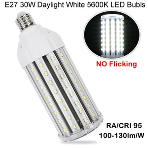 High CRI Ra 95+ 30W E27 LED Bulbs Lamp Daylight White 5600K AC100-240V - Picture 1 of 10