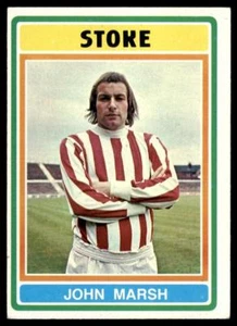 Topps Football Blue/Grey 1976 (B1) John Marsh Stoke City No. 286 - Picture 1 of 2
