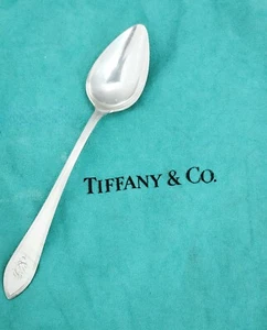 REEDED EDGE by TIFFANY & Co. Sterling Silver 5¾ Inch Grapefruit Spoon w/ Mono - Picture 1 of 6