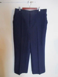 NWT Bailey 44 FAB! Elastic Back Wide Leg Pockets Dress Pants in Blue Size XL - Picture 1 of 7