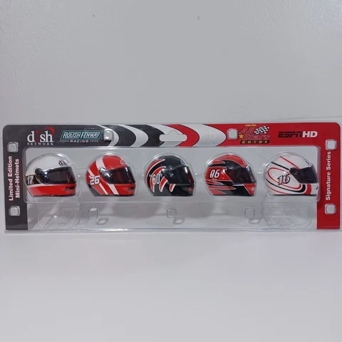 Limited Edition Roush Fenway Racing Dish Network Signature Series Mini Helmets Cover