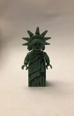 LEGO Dama Libertad Estatua de la Libertad Minifigura Serie 6 American Icon Freedom Foto 1 de 4
