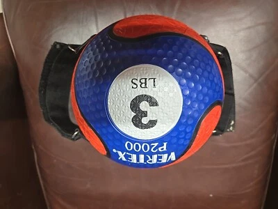 Balón medicinal de 3 libras Vertex P2000 rojo blanco negro ejercicio ajuste entrenamiento saludable Foto 1 de 4