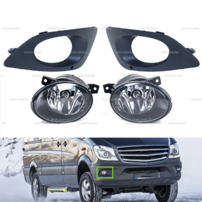 Front Fog Light For Mercedes Benz Sprinter W906 1 Set 9068203861 9068203961 - Image 1 of 4