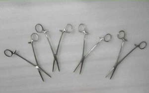 Laparoscopic Open Surgery Straight Artery Forceps Scissors 8 Inch Set 4Pc - Picture 1 of 11