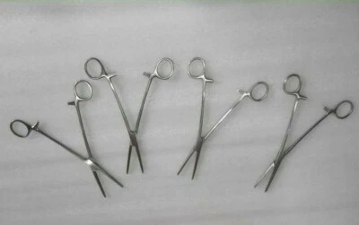 Laparoscopic Open Surgery Straight Artery Forceps Scissors 8 Inch Set 4Pc - Image 1 of 4